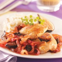 Chicken with Onions and Figs recipe