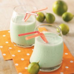 Lime Milk Shakes for Two recipe