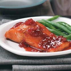 Baked Strawberry Salmon for Two recipe