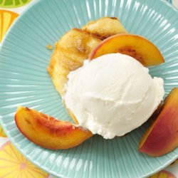 Grilled Peaches & Pound Cake recipe