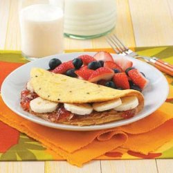 Peanut Butter and Jelly Omelet recipe