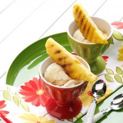 Grilled Pineapple & Maple Sundaes recipe