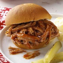 Slow Cooker Pulled Pork Sandwiches recipe