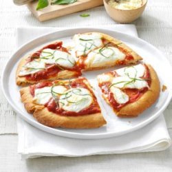 Personal Margherita Pizzas recipe