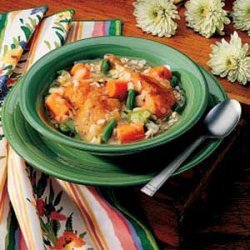 Chicken and Barley Boiled Dinner recipe