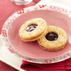 Raspberry Linzer Cookies recipe