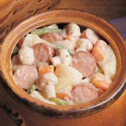 Sausage and Mushroom Stew recipe