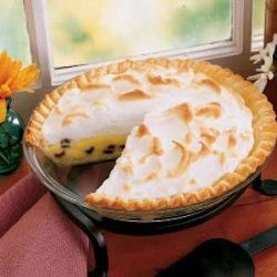 Raisin Custard Pie recipe