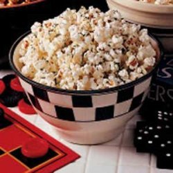 Parmesan-Garlic Popcorn Snack recipe