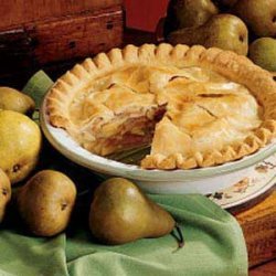 Fall Pear Pie recipe