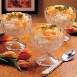 Apricot Rice Custard recipe