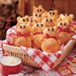 Teddy Bear Rolls recipe