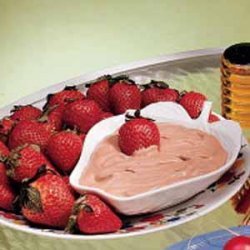 Chocolate Mousse with Strawberries recipe