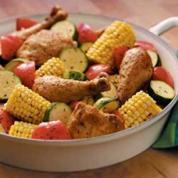 Corn and Chicken Dinner recipe