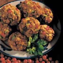 Cranberry Stuffing Balls recipe