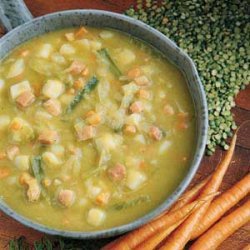Split Pea Vegetable Soup recipe