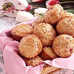 Rhubarb Pecan Muffins recipe