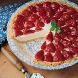 Strawberry Rhubarb Ice Cream Pie recipe