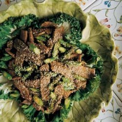Sesame Beef and Asparagus Salad recipe