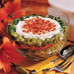Glass Bowl Salad recipe