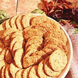 Cheese Blue Cornmeal Crackers recipe