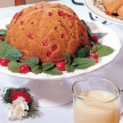 Steamed Cranberry Pudding recipe