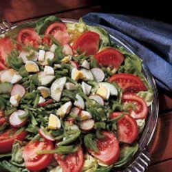 Summer Salad with Golden Dressing recipe