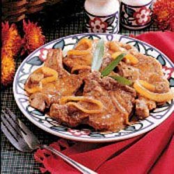 Pork Chops with Mushroom Gravy recipe
