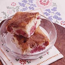 Old-Fashioned Rhubarb Cake recipe