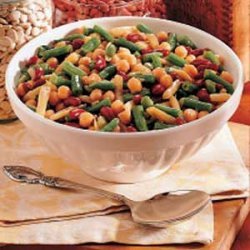 Hot Five-Bean Salad recipe