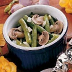 Green Beans with Mushrooms recipe