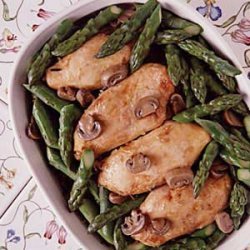 Asparagus, Chicken, Wild Rice Casserole recipe
