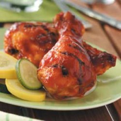 Saucy Barbecued Chicken recipe