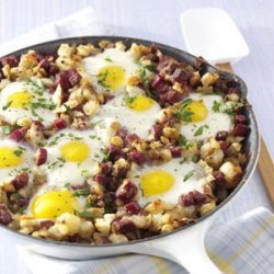 Corned Beef Hash and Eggs recipe