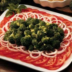 Basil Broccoli/Tomato Platter recipe