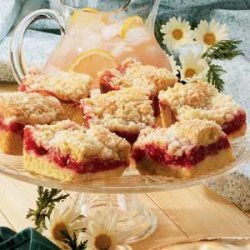 Cherry Rhubarb Coffee Cake recipe