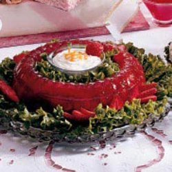 Rosy Rhubarb Mold recipe