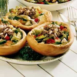 Salad in a Bread Bowl recipe