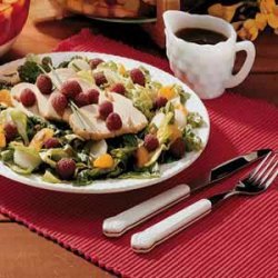 Turkey Salad with Raspberries recipe