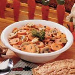 Carrot Mushroom Stir-Fry recipe