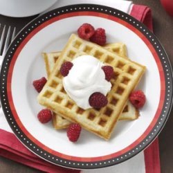 Sour Cream Cardamom Waffles recipe