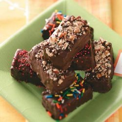 Chocolate Dipped Brownies recipe