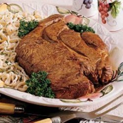 Chuck Roast with Homemade Noodles recipe