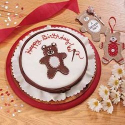 Stitched Teddy Bear Birthday Cake recipe