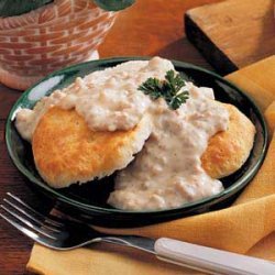 Biscuits and Sausage Gravy recipe