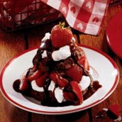 Strawberry Chocolate Shortcake recipe