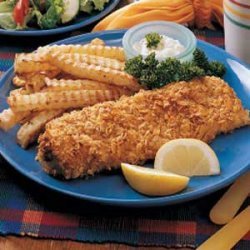 Oven Fish 'n' Chips recipe