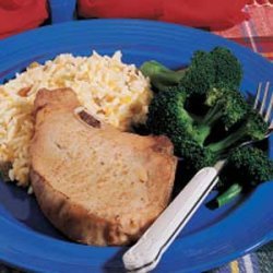 Pork Chops with Apricot Rice recipe
