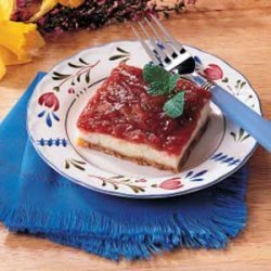 Rhubarb Cheesecake Dessert recipe