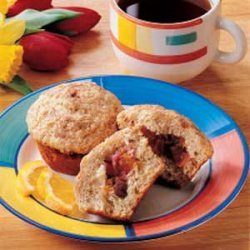 Cinnamon Rhubarb Muffins recipe
